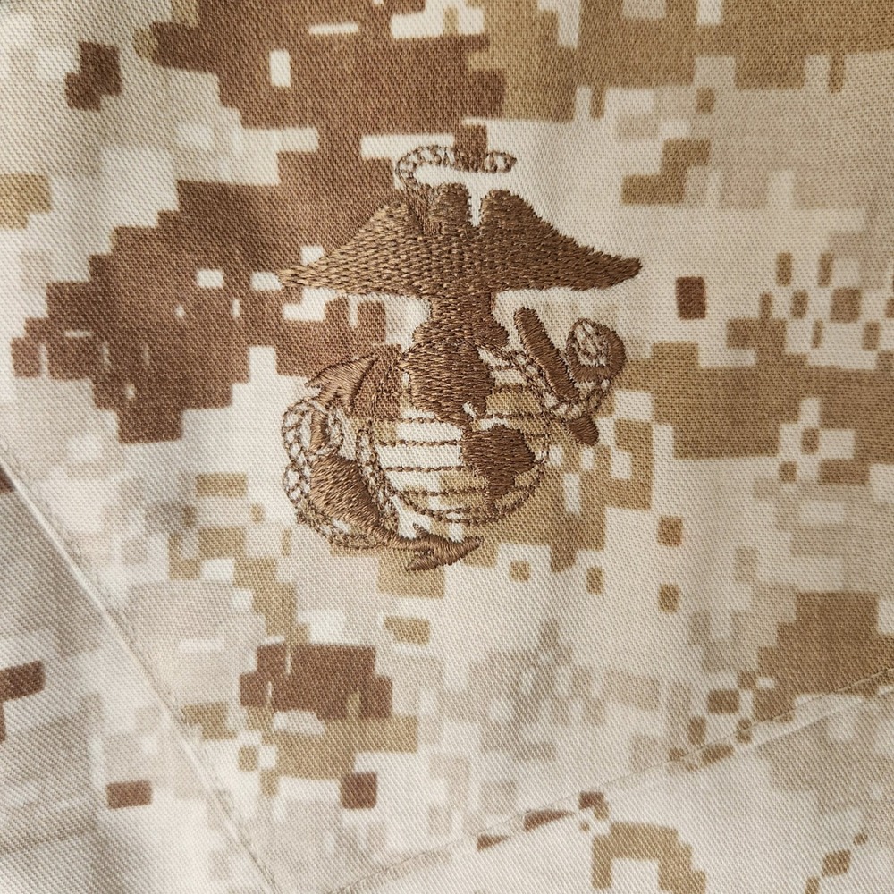 USMC MARPAT Desert Digital Camo Combat Jacket American Apparel Medium Long - Picture 2 of 7